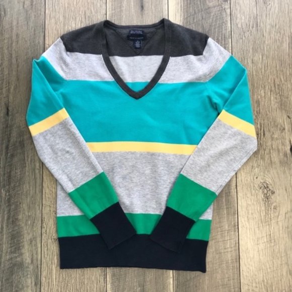 💖MEGA SALE💖Tommy Hilfiger Woman’s Long Sleeve Sweater Blue ALSU00253 - Picture 4 of 7